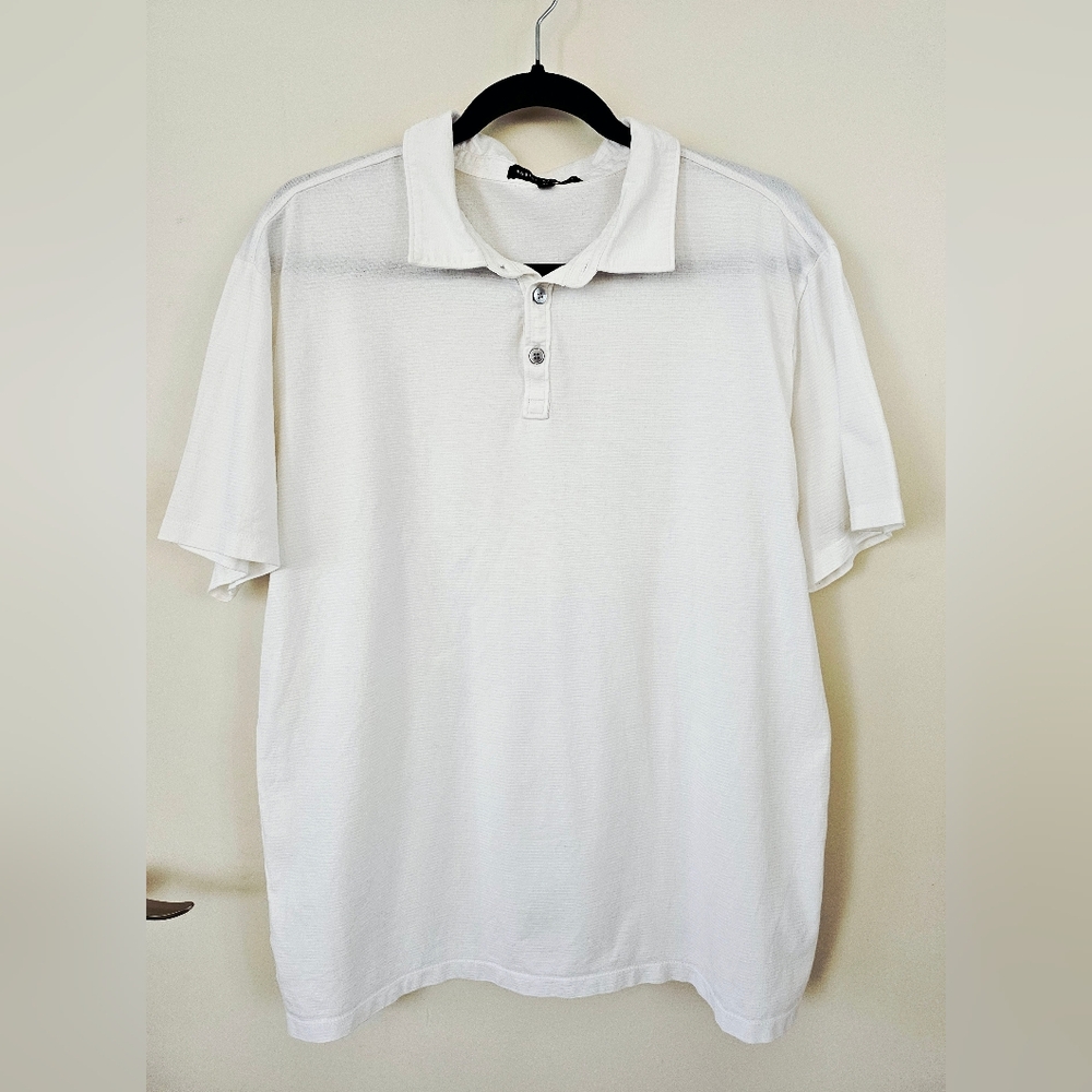 Robert Barakett White Polo Shirt